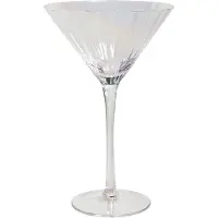 Beliani MORGANIET, Cocktailglazen, Transparant