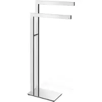 Zack Handdoekstandaard Linea Glans Dubbel