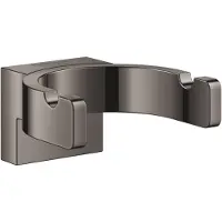 GROHE Handdoekhouders + handdoekhaken, Haak GROHE Selection dubbel hard grafiet gepolijst 41049A00