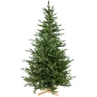 Van Der Gucht Kunstkerstboom Goteborg PE met houten voet 183 cm Our Nordic Christmas National Tree Company