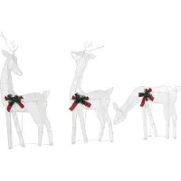 Beliani ANGELI - Kerstdecoratie - Wit - IJzer