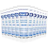 Oral-B 12x Tandpasta 3dwhite Advanced Express Whitening Fresh Glow 75 Ml