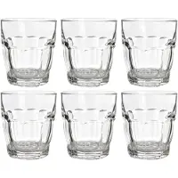 Bormioli Rocco Waterglazen Rock Bar - 270 ml - 6 stuks