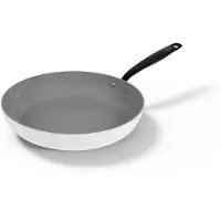 BE Living Essential Koekenpan - Ø 28 cm - Keramisch - PFAS vrij - Inductie - Wit