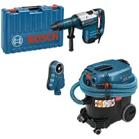 Bosch Combiset GBH 8-45 DV SDS-Max Boorhamer + GAS 35 M AFC + GDE 68 - 0615A5004K