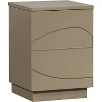 Woood Teo Nachtkastje - Grenen - Mud - 50x36x35