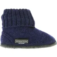 Bergstein kids pantoffels donkerblauw Jongens/Meisjes Wol Effen - maat 20
