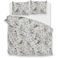 Zohome Dekbedovertrek Katoen Flanel - Uccelo 240 x 200/220 cm