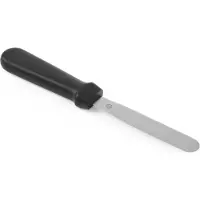 Hendi Paletmes – Flexibel RVS Lemmet – Zwart – 22 cm