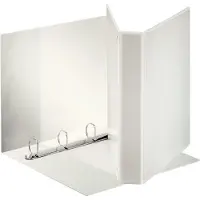 Esselte Presentatieringband standaard panorama A4 4-rings maxi D-mechaniek 30mm wit - 3 stuks
