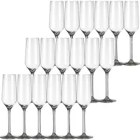 Royal Leerdam 18x Champagne Glazen Carre 220 Ml - Champagneglazen