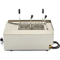 Maxima - Gastro kookplaat voor noedels - 15 liter - Enkele unit - 60 cm diep - Elektrisch