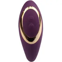 Chisa Novelties Didi - Double Orgasm - Partner & Luchtdruk Vibrator - Paars