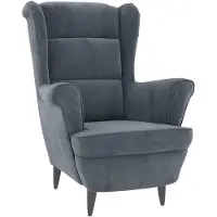vidaXL Fauteuil fluweel donkergrijs
