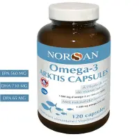 Norsan | OMEGA-3 ARKTIS CAPSULES MET NATUURLIJK LEVERTRAAN | 1500 MG | EPA 560 MG | DHA 730 MG | DPA 65 MG | VITAMINE E | PUUR EN ZUIVER | 120 CAPSULES