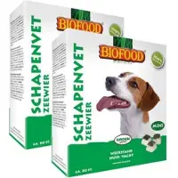 BF Petfood 2x80 st Biofood schapenvet mini bonbons zeewier