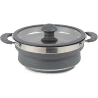Kampa Opvouwbare Sauspan 1.5l Zilver