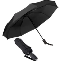 TRVLMORE Automatische Stormparaplu - tot 100km p/u - Ø 107 cm - Zwart