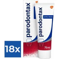 Parodontax Tandpasta extra fresh - 75ml - Voordeelverpakking 18 stuks