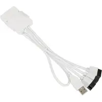 Lian Li PW-U2TPAW USB Hub - weiß USB-adapter Meerdere kleuren
