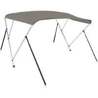 vidaXL Biminitop 3 bogen 183x180x137 cm grijs
