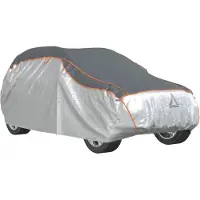 vidaXL Autohoes voor SUV hagelbescherming M zilverkleurig en grijs