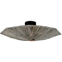 Good &Mojo Plafonniere panama donker 65x65x7cm