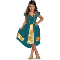 Disguise DISNEY Prinses - BRAVE (DISNEY/PIXAR), Merida jurk Classic, Maat S (5 - 6 jaar), Meisjes