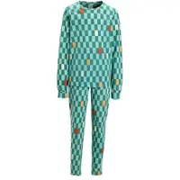 NOUS Kids pyjama met all over print Groen Jongens Katoen Ronde hals All over print - maat 92