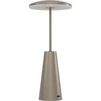 Eglo Piccola Tafellamp - Aanraakdimmer - Draadloos - 28 cm - Donker Brons - Instelbaar wit licht - Oplaadbaar - Buiten en Binnen
