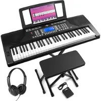 Max Rhapsody61P complete keyboard set - inclusief bankje, standaard, sustainpedaal en koptelefoon