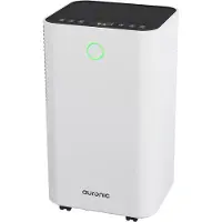 Auronic Luchtontvochtiger – Wasdroogfunctie – 10 liter, 30 m² – 195 W – 57 x 23,7 x 21,5 cm – Wit