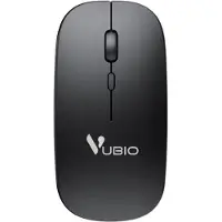 VUBIO Draadloze Muis – Bluetooth & USB – Stil Klikken – Geschikt voor Laptop & PC – Links- en Rechtshandig – Ergonomisch & Compact – Zwart