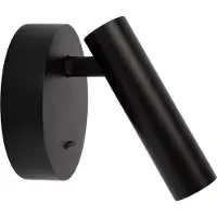 Ks Verlichting - wandlamp - Viktor - bedlamp - zwart - met schakelaar - leeslamp - USB - LED - 3000K - aluminium