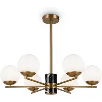 Maytoni hanglamp marble messing Ø67