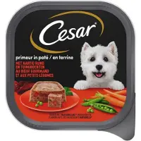Cesar 5x - Primeur in paté met hartig rund en tuingroenten - 300g