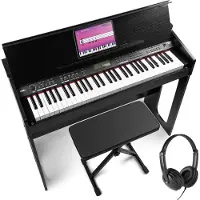 Max RhapsodyDP61 complete keyboard set - digitale piano met meubel inclusief bankje en koptelefoon