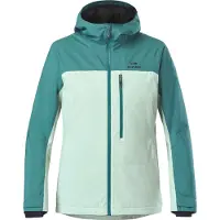 Vostok - Dames ski jassen - W Becca 2L Insulated Jkt Shore Green voor Dames van Gerecycled Polyester - Maat M - Groen