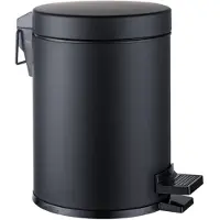 FortiFura Calvi pedaalemmer - 5 liter - rond - mat zwart SW1111577