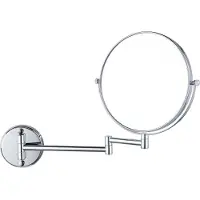 FortiFura Calvi make-up spiegel - 20cm - 1x en 3x vergrotend - rond - chroom SW1126036