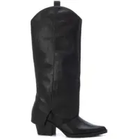 Xti Dames Dameslaars 143416 zwart (38), 5 tot 8 cm, Ritssluiting, Casual 14341603-NEGRO