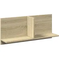 vidaXL Wandkast 70x16,5x30 cm bewerkt hout sonoma eikenkleurig
