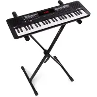 Max Rhapsody49 keyboard set met 49 toetsen en standaard - Ideaal voor beginners - Met 300 ritmes - MIDI keyboard