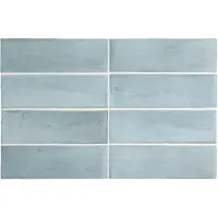 Jabo Premium Koko wandtegel 15x5cm lichtblauw mat
