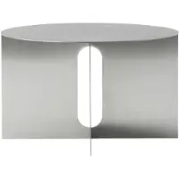 Audo Copenhagen Androgyne bijzettafel Ø63 cm Brushed steel