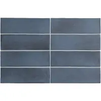 Jabo Premium Koko wandtegel 15x5cm donkerblauw mat