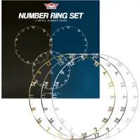 Bulls Metal Number Ring Set | 3pcs