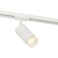 QAZQA Moderne spot met witte ring voor 1-fase railsysteem GU10 50mm - Iconic Jeana