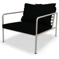 Houe Loungestoel Avon Chair Frame Muted White Cushion Alpine