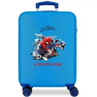 Marvel Joumma Bagsunisex voor kinderen. 2411763 Kajuitformaat koffer Spiderman Geo Blue --38x55x20 cm (OSFA), Blauw, ABS/polycarbonaat, Marineblauw